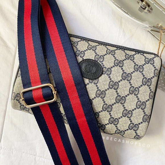 Blue & Red Web Canvas Strap Replacement - Picture 8 of 8